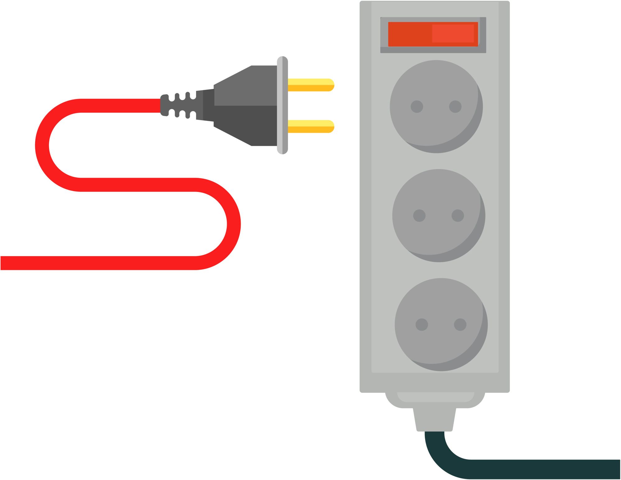 1 rallonge et multiprise (option)